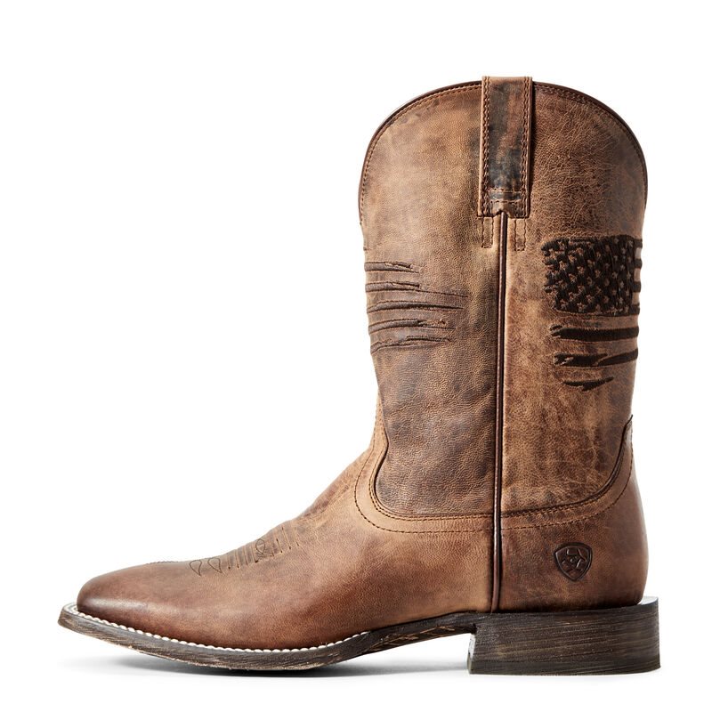 Ariat Circuit Patriot Kahverengi Western Csizma Erkek (30486-118)